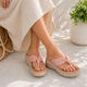 Tresmode Hobi Pink Women's Casual Wedge Sandals