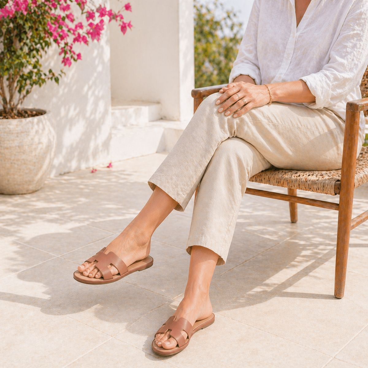 Tresmode Harl Tan Women's Casual Flats