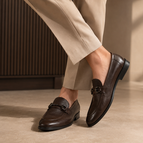 Tresmode Soco Brown Men's Leather Loafers