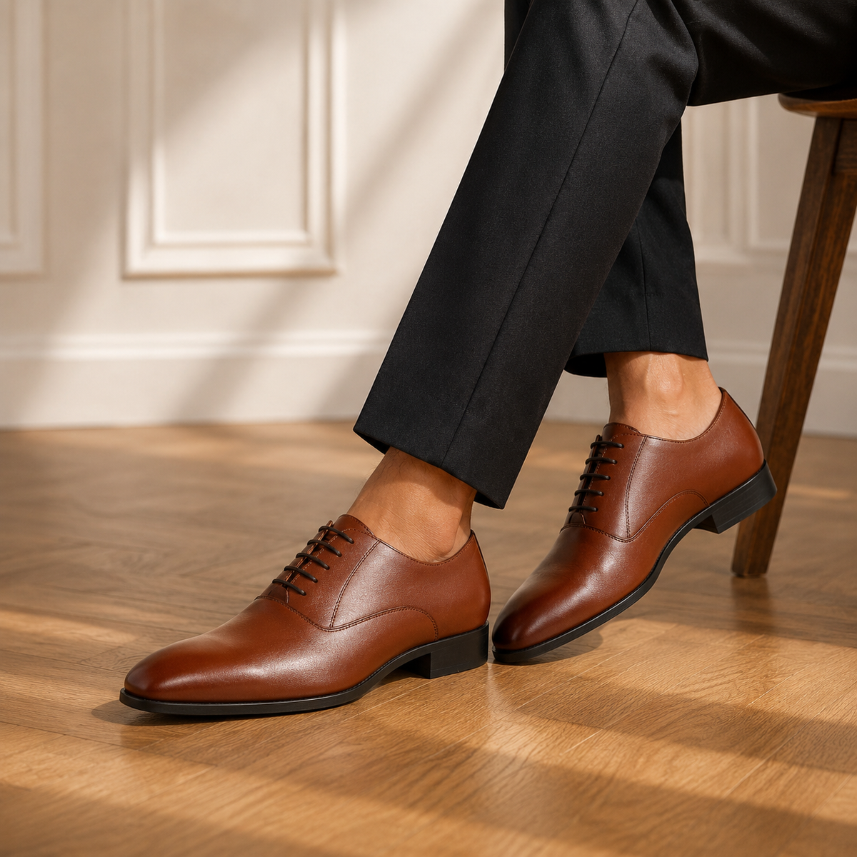 Tresmode Deb Tan Men's Lace Ups