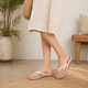 Tresmode Cefro Cream Women's Casual Platform Flats