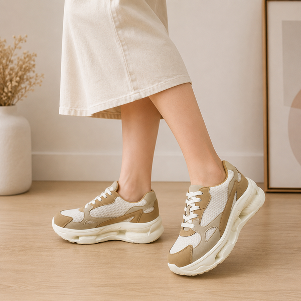 Buy Khaki Women's Sneakers - The Sewd Khaki | Tresmode