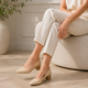 Tresmode Novo Cream Women's Pumps