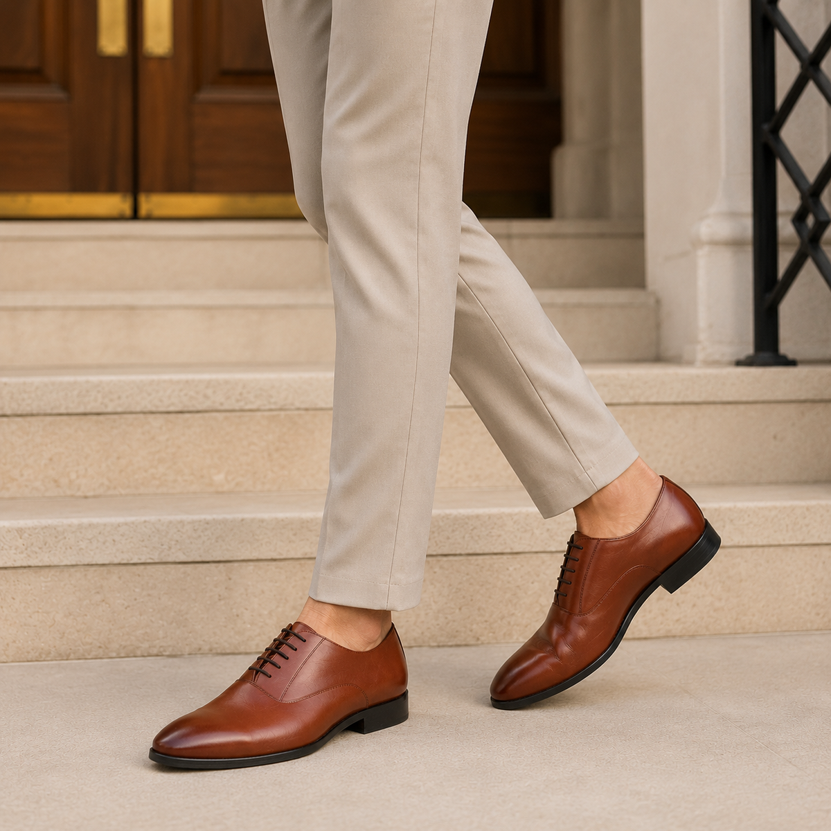 Tresmode Deb Tan Men's Lace Ups