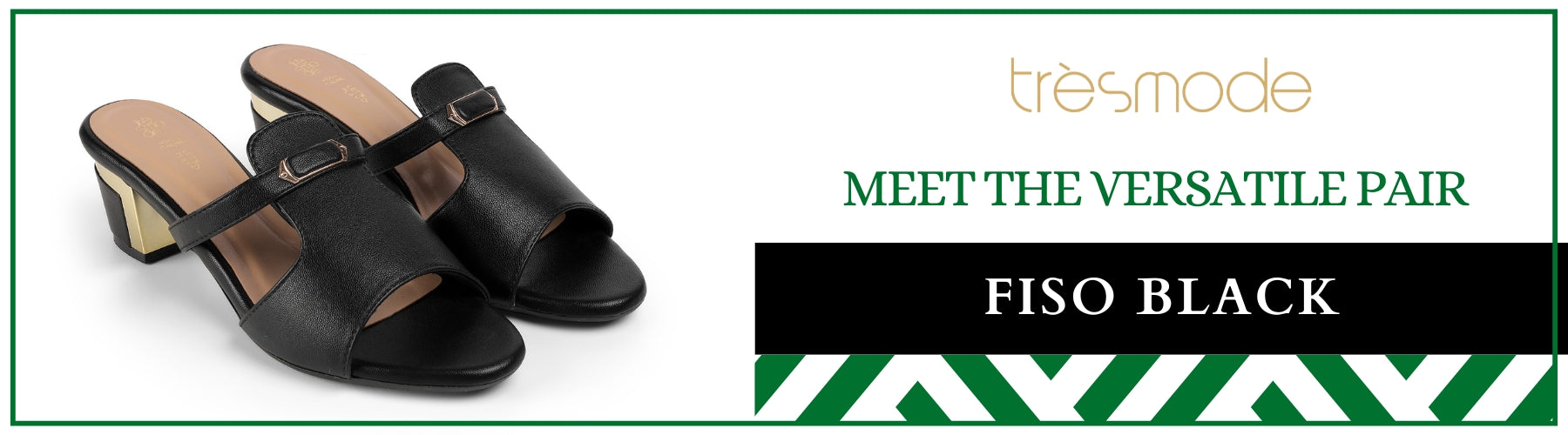 Tresmode Fiso Black Women's Dress Block Heel Sandals - A+ Content