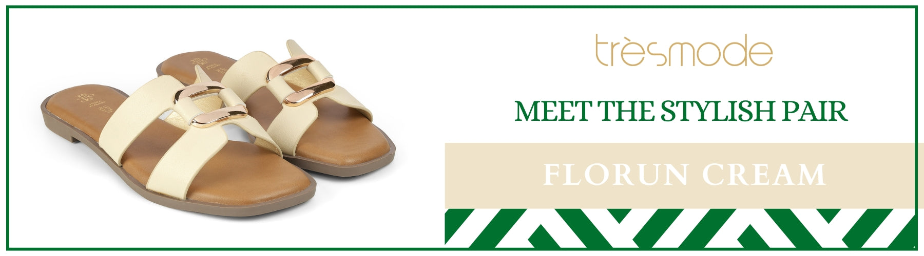 Tresmode Florun Cream Women's Dress Flats - A+ Content