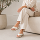 The Haiv White Platform Wedges | Luxury Women's Footwear