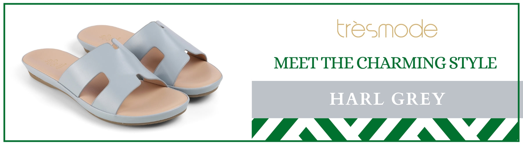 Tresmode Harl Grey Women's Casual Flats - A+ Content