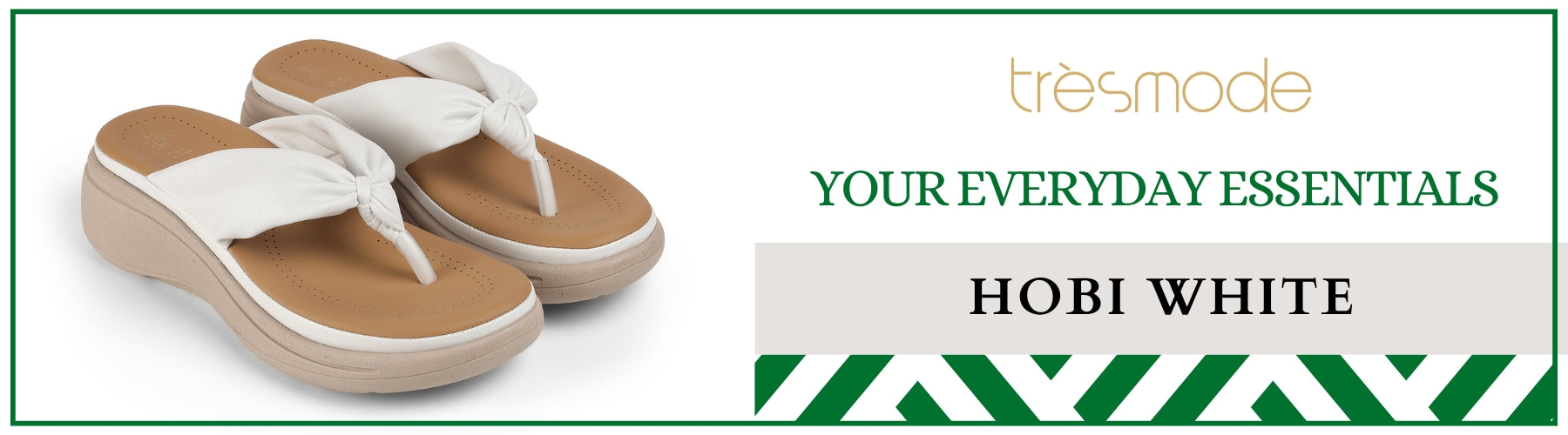 Tresmode Hobi White Women's Casual Wedge Sandals - A+ Content