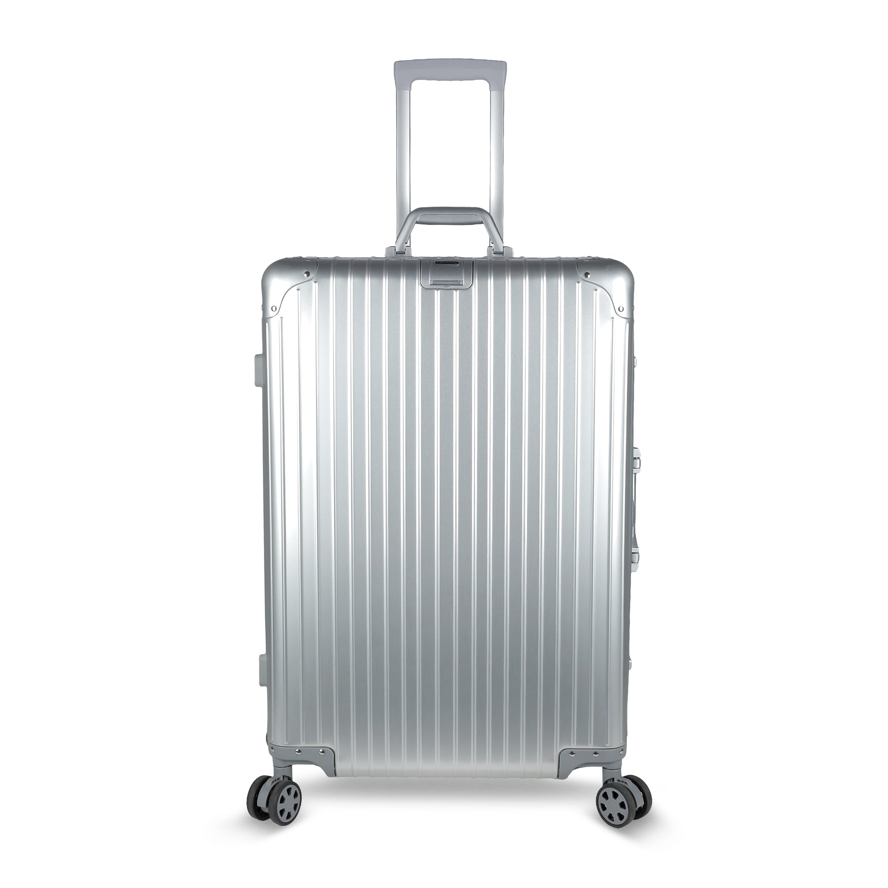 Buy Silver Luggage Bags The Loaded Silver 24-inch Tresmode
