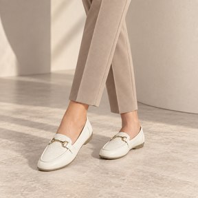 Tresmode Mor White Women's Casual Loafers