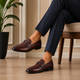 Tresmode Rovan Cognac Men's Leather Loafers