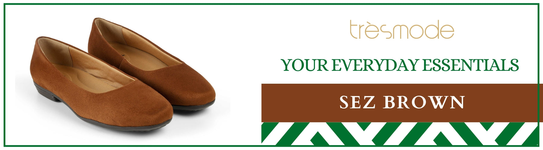 Tresmode Sez Brown Women's Casual Ballerinas - A+ Content