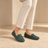 Tresmode St.Tropez Green Women's Casual Loafers
