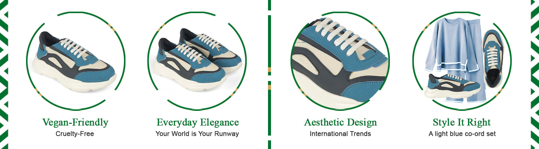 Tresmode Balenci Blue Women's Sneakers - A+ Content