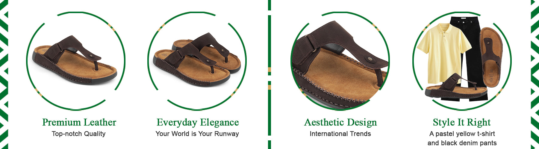 Tresmode Be Brown Men's Sandals - A+ Content