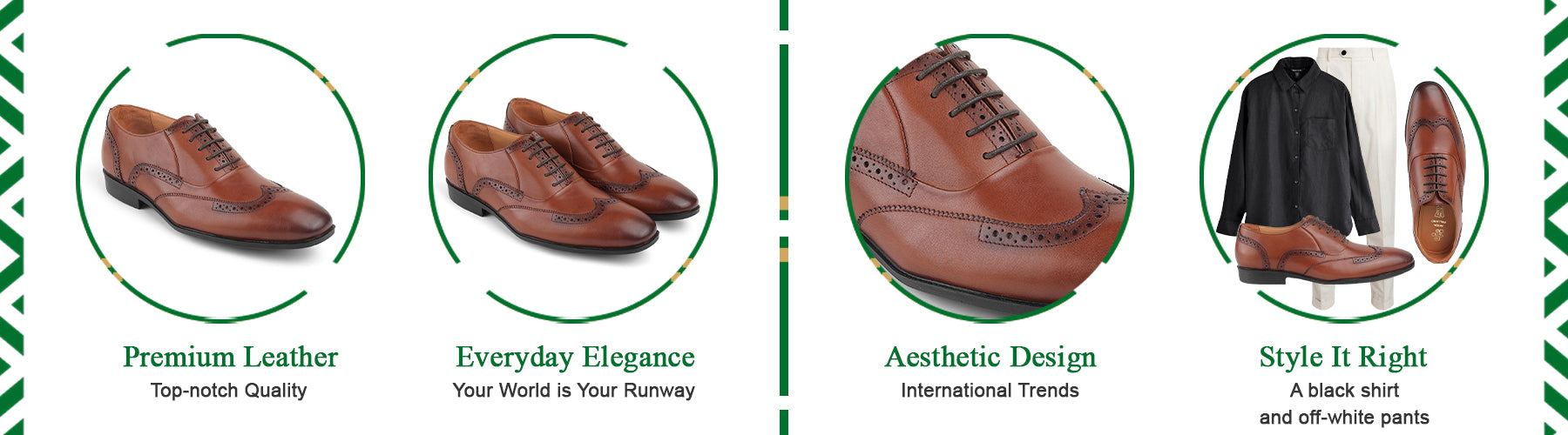 Tresmode Croatia Cognac Men's Lace Ups - A+ Content