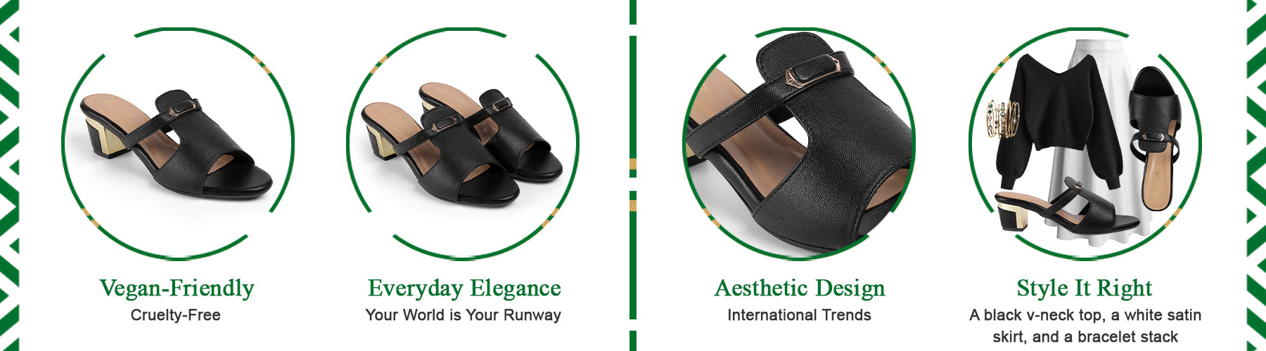 Tresmode Fiso Black Women's Dress Block Heel Sandals - A+ Content