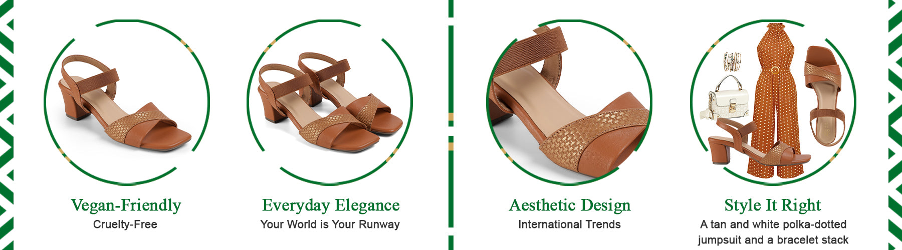 Tresmode Janet Tan Women's Dress Block Heel Sandals - A+ Content