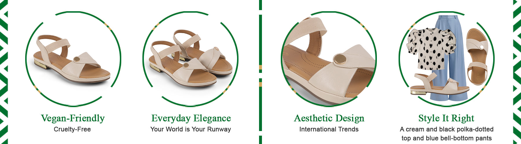 Tresmode Jero Cream Women's Dress Sandals - A+ Content