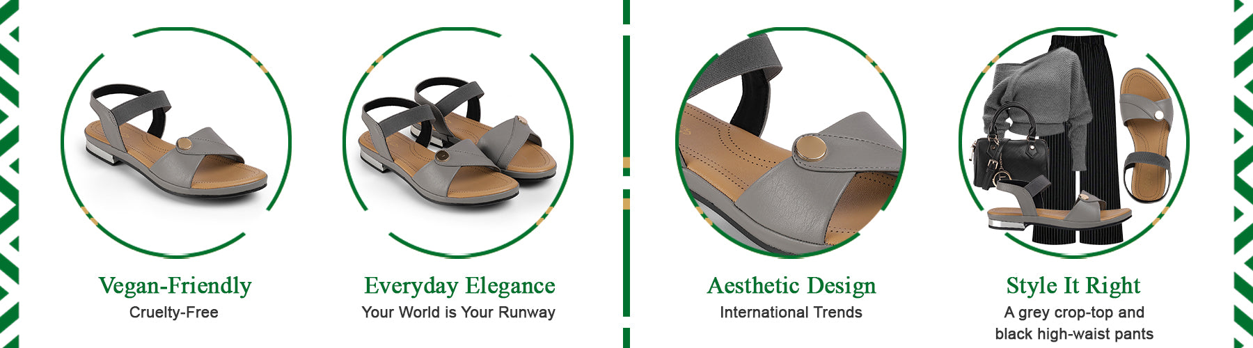 Tresmode Jero Grey Women's Dress Sandals - A+ Content