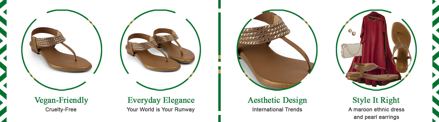 Tresmode Jewel Bronze Women's Dress Sandals - A+ Content