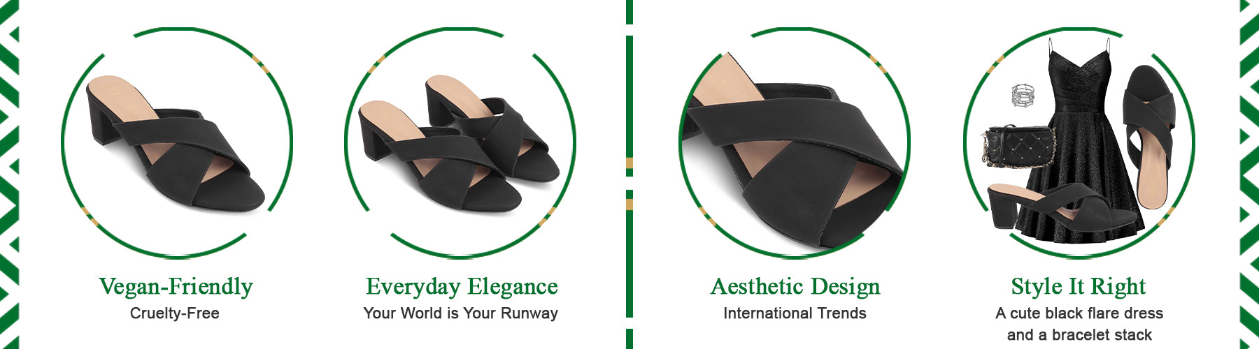 The Lisbon Black Women's Dress Block Heel Sandals Tresmode - A+ Content