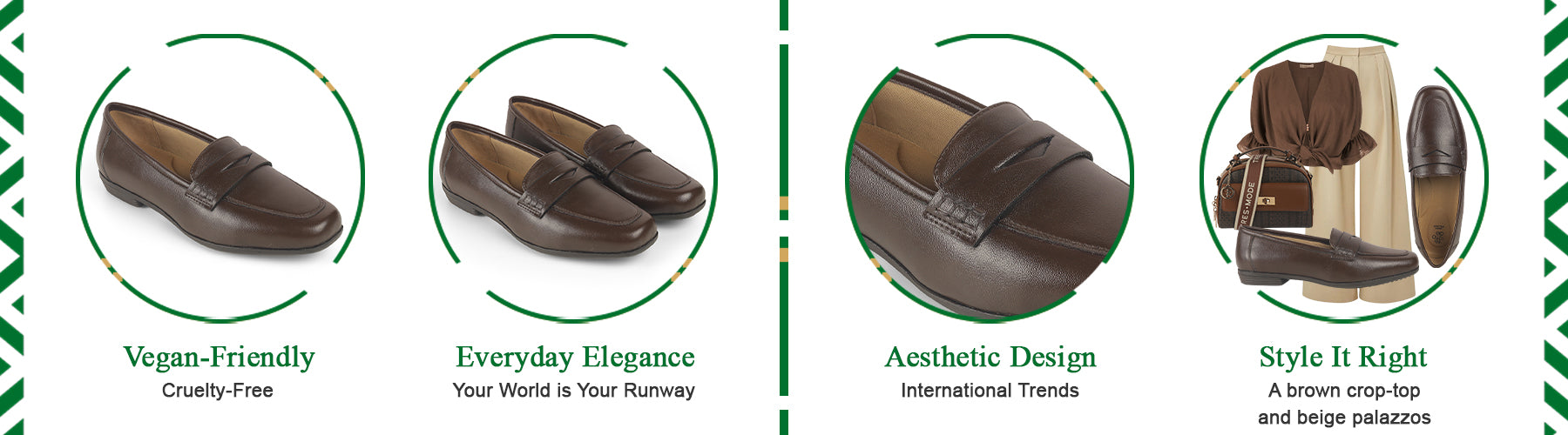 Tresmode Lolap Brown Women's Casual Loafers - A+ Content