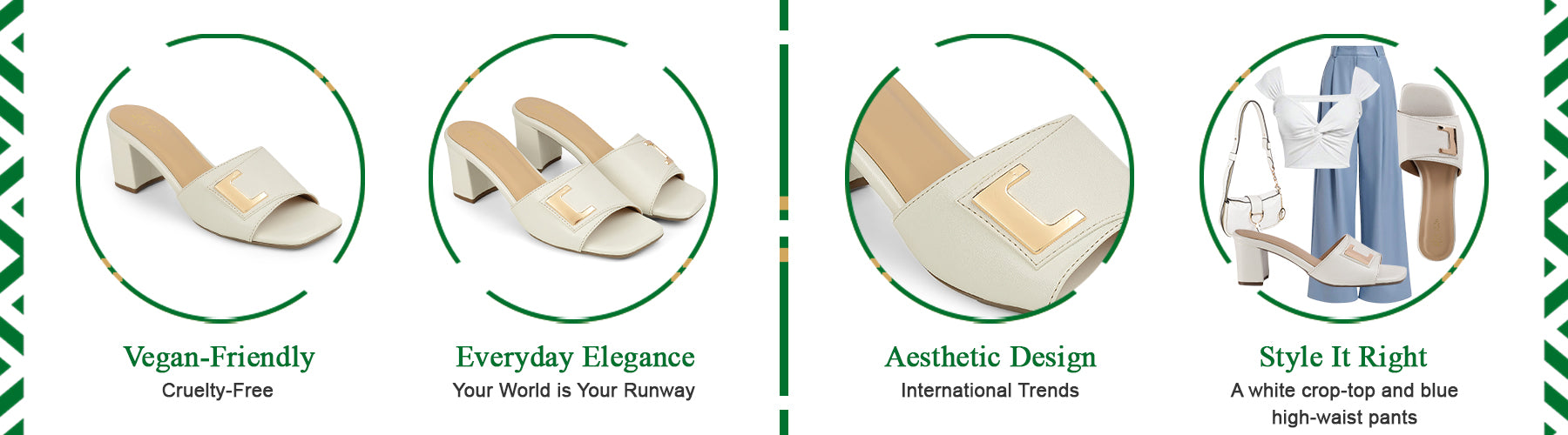Tresmode Minsk White Women's Dress Block Heel Sandals - A+ Content