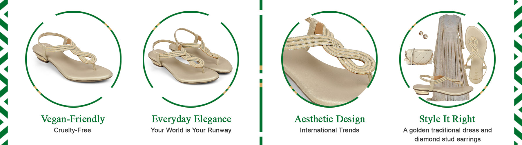 Tresmode Moglam Gold Women's Dress Sandals - A+ Content