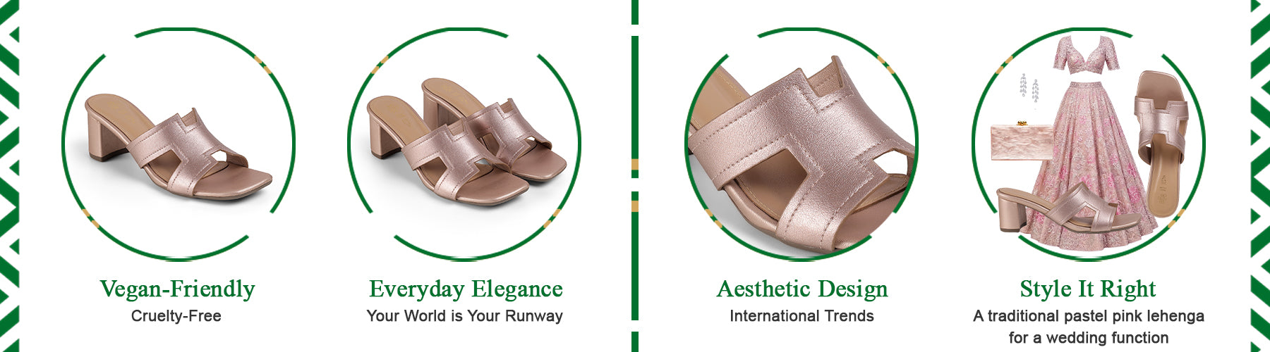 Tresmode Mylon Champagne Women's Dress Block Heel Sandals - A+ Content