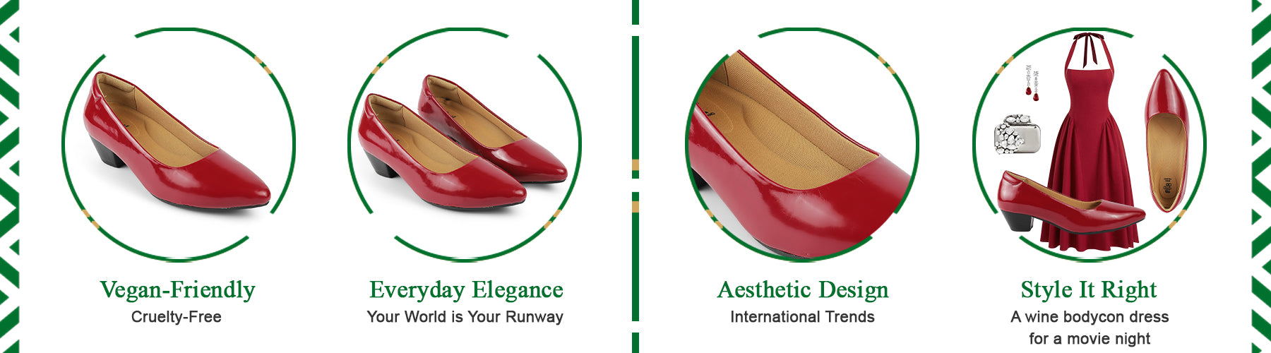 Tresmode Novo Wine Women's Pumps - A+ Content