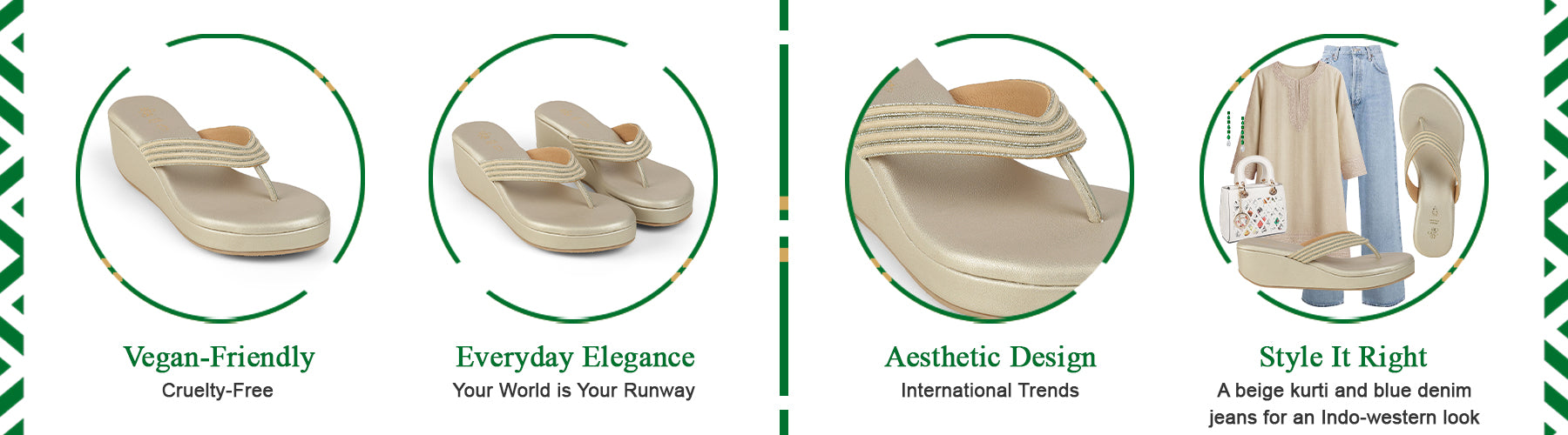 Tresmode Pary Beige Women's Dress Wedge Heel Sandals - A+ Content