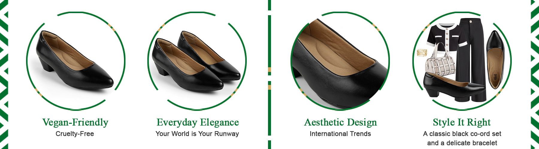 Tresmode Ross Black Women's Pumps - A+ Content