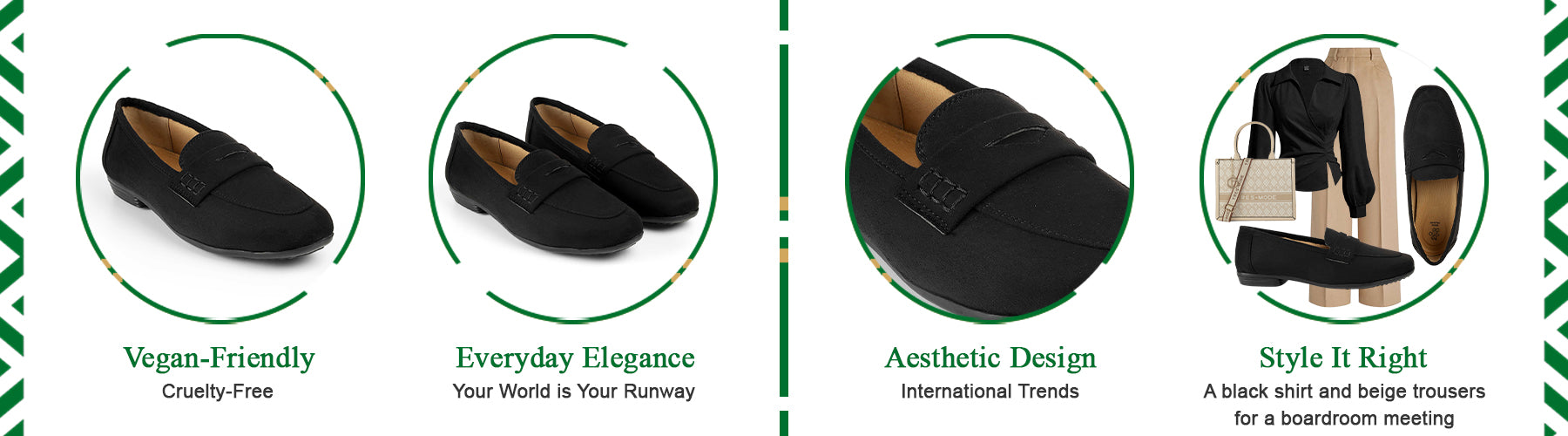 Tresmode Selma Black Women's Casual Loafers - A+ Content