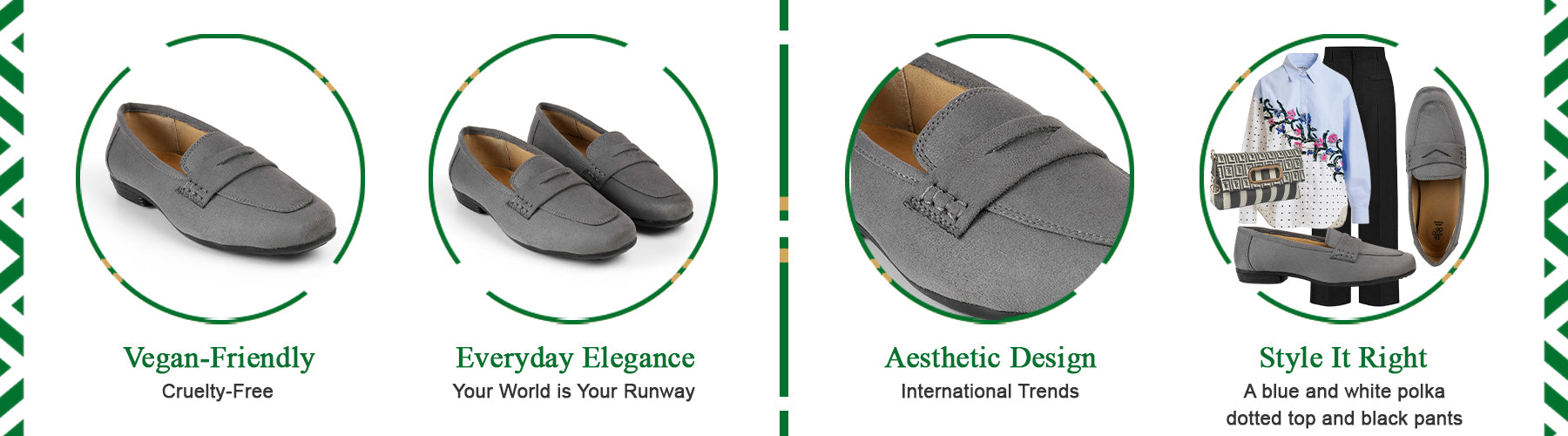 Tresmode Selma Grey Women's Casual Loafers - A+ Content
