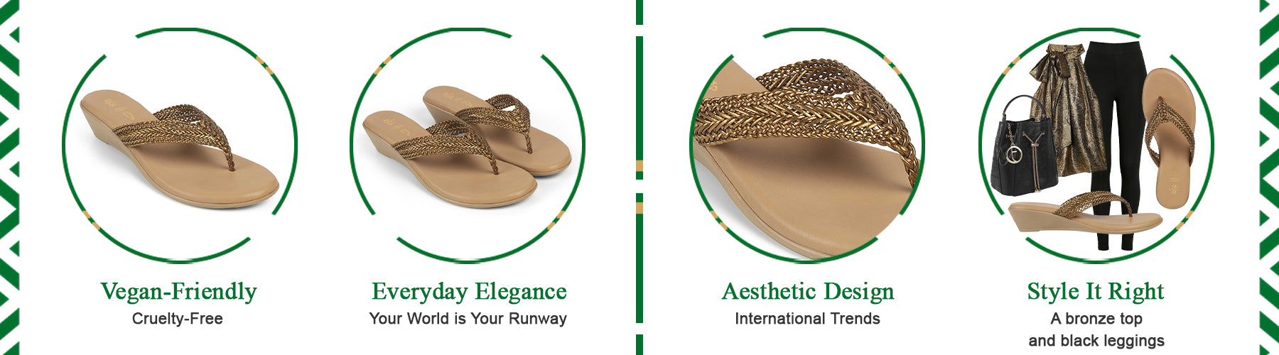 Tresmode Soeve Bronze Women's Dress Sandals - A+ Content