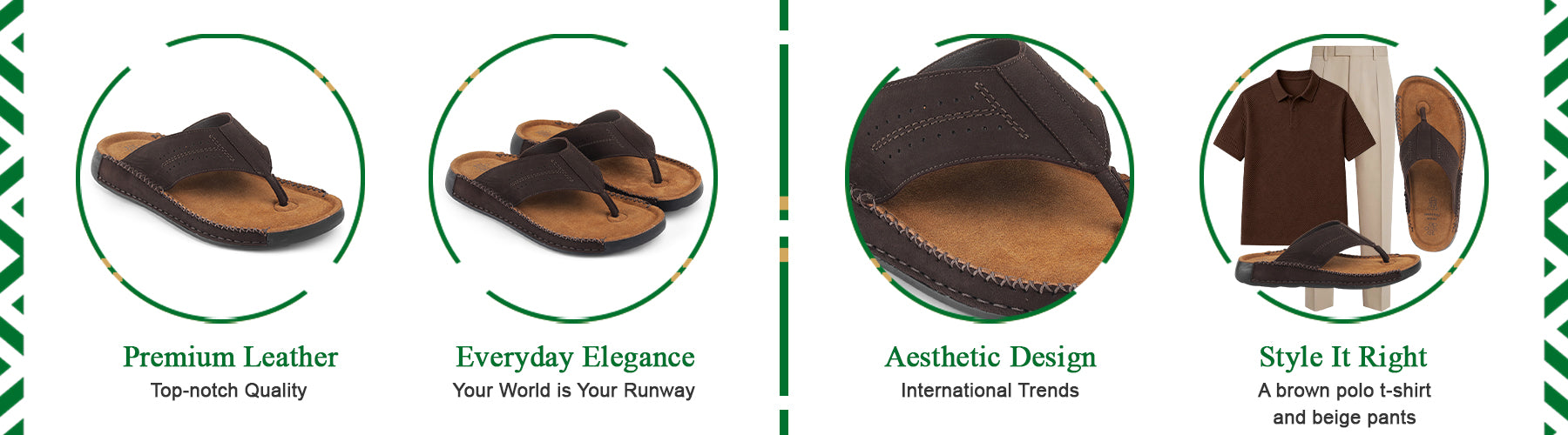 Tresmode Sun Brown Men's Sandals - A+ Content