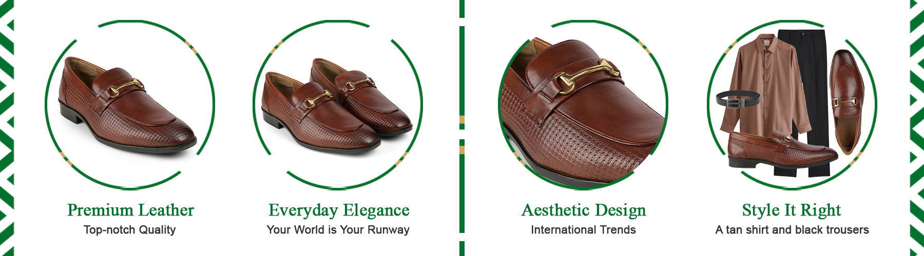 Tresmode Xavier Tan Men's Leather Loafers - A+ Content