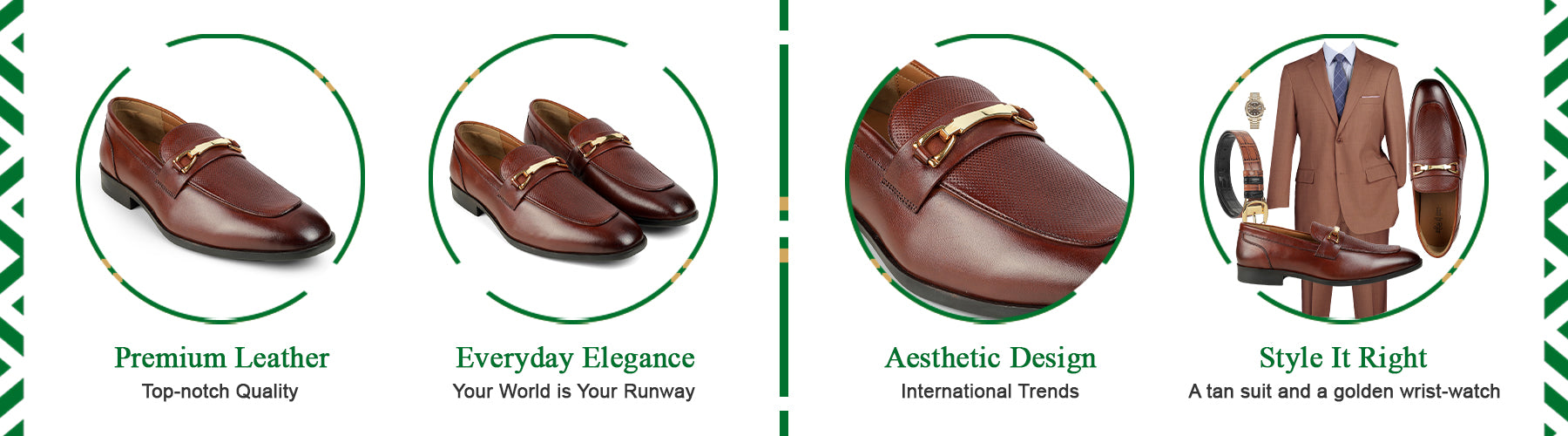 Tresmode Zoro Tan Men's Leather Loafers - A+ Content