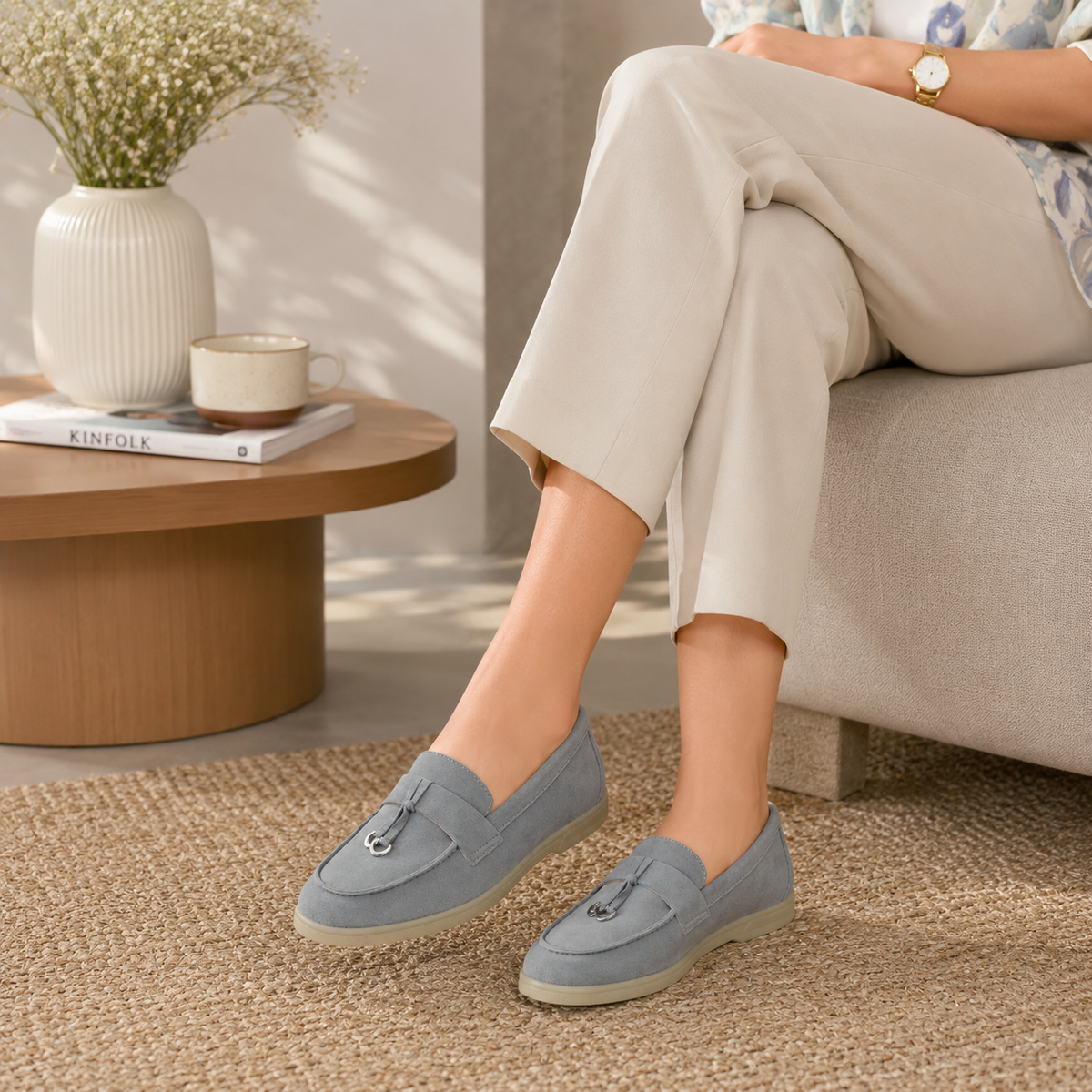 Tresmode Angil Platinum Women's Casual Loafers