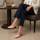 Tresmode Coat Beige Women's Dress Slingback Pumps