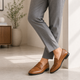 Tresmode Cosc Tan Men's Leather Penny Loafers