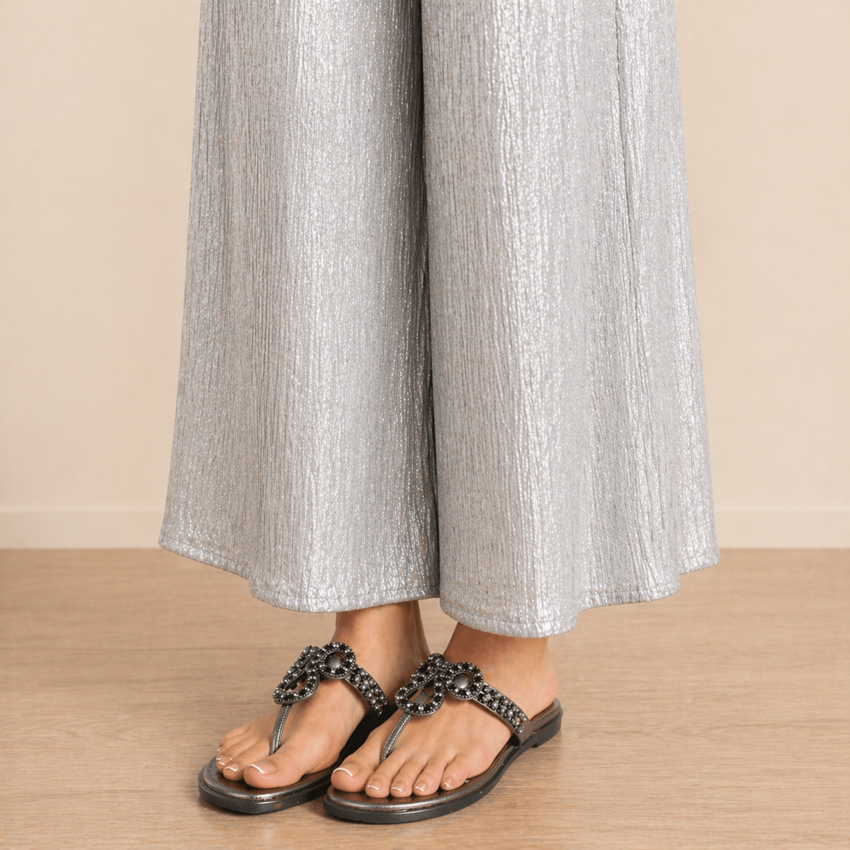 Tresmode Glow Pewter Women's Dress Flats