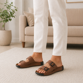 Tresmode Hagri Tan Men's Sandals