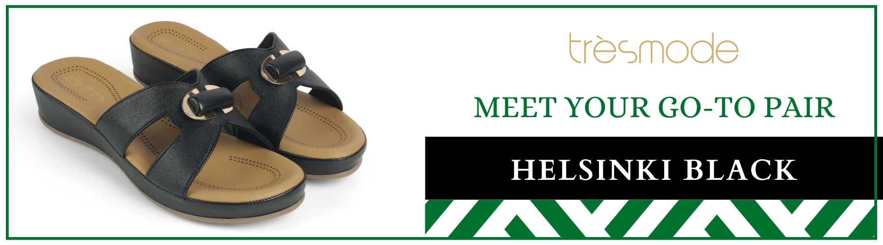 Tresmode Helsinki Black Women's Casual Platform Wedges - A+ Content