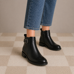 Tresmode Jill Black Women's Ankle-length Boots