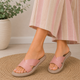 Tresmode Lalita Pink Women's Casual Platform Flats