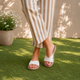 Tresmode Lalita White Women's Casual Platform Flats
