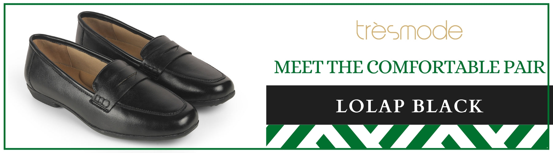 Tresmode Lolap Black Women's Casual Loafers - A+ Content